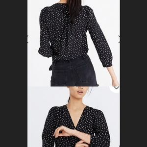 Madewell Silk Wrap Blouse